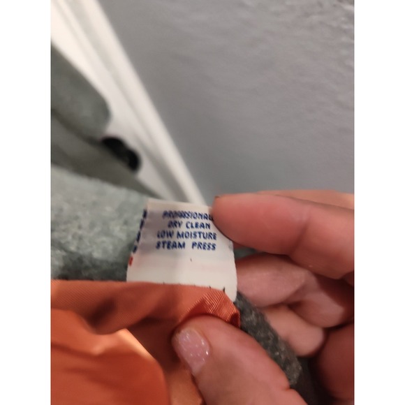 Vintage Tracey Richards Gray PeaCoat Women's Size Large Made in USA - Picture 7 of 9